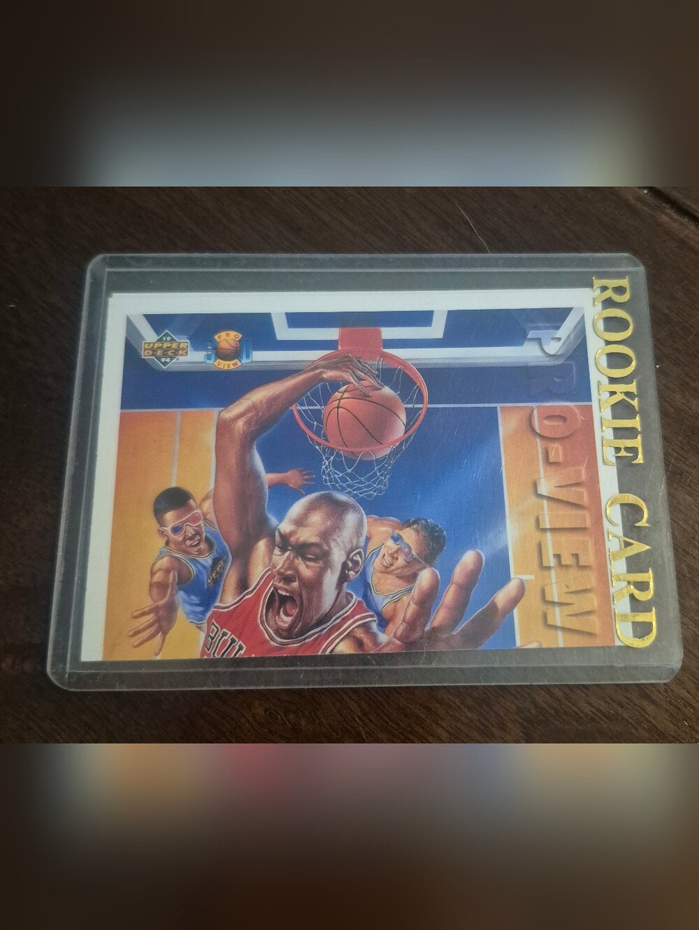 1994 Upper Deck Pro View Michael Jordan #J Chicago Bulls Insert Basketball Card